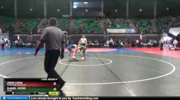 126 lbs Cons. Round 4 - John Leon, Mortimer Jordan HS vs Daniel Hood, Leeds