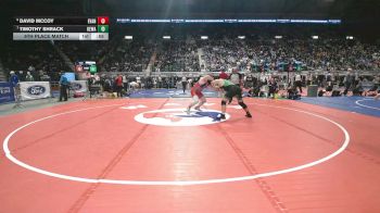 4A-215 lbs 5th Place Match - Timothy Shrack, Kelly Walsh vs David McCoy, Evanston