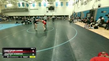 126 lbs Round 3 (4 Team) - Jonathan Ackerman, Central vs Christopher Gamino, Scottsbluff