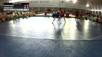 157 lbs Colten Jones, Virginia vs Mason Todd, Missouri