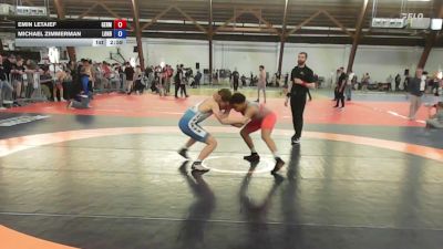 135A lbs Rr Rnd 3 - Emin Letaief, Germany vs Michael Zimmerman, London Western Wrestling Club