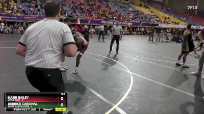 133 lbs Semis & 3rd Wb (16 Team) - Nasir Bailey, Little Rock vs Derrick Cardinal, South Dakota State