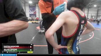 64 lbs Rd# 6- 9:00am Saturday Final Pool - Killian Ormond, NCWAY National Team vs Easton Hamacher, Untouchables
