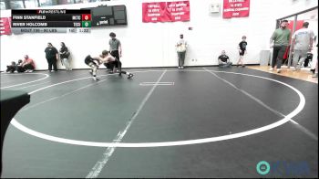 90 lbs Rr Rnd 3 - Finn Stanfield, Murray County Takedown Club vs River Holcomb, Tecumseh Youth Wrestling