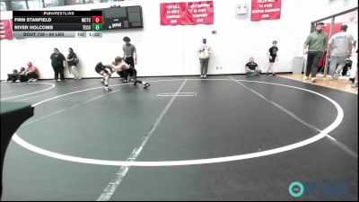 90 lbs Rr Rnd 3 - Finn Stanfield, Murray County Takedown Club vs River Holcomb, Tecumseh Youth Wrestling