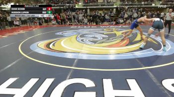 157 lbs Quarterfinal - Evan Schibi, Gilbert/Torr vs Hudson Lufkin, Dirigo