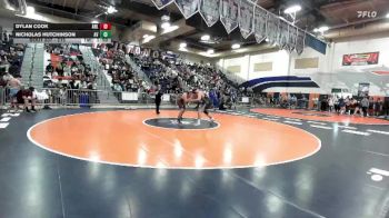 215 lbs Champ. Round 2 - Dylan Cook, Arlington vs Nicholas Hutchinson, Apple Valley