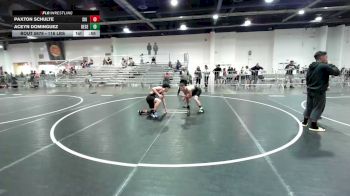 116 lbs 3rd Place - Paxton Schulte, Siu Wrestling vs Aceyn Dominguez, Desert Dogs WC