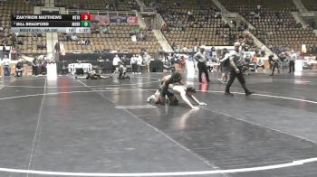 6A 150 lbs Quarterfinal - Zakyrion Matthews, Wetumpka vs Bill Bradford, Mountain Brook