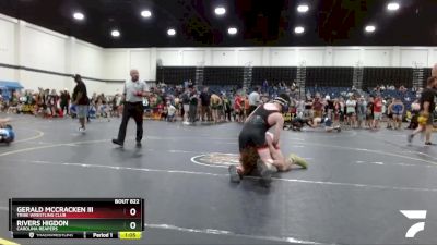 150 lbs Cons. Round 1 - Rivers Higdon, Carolina Reapers vs Gerald McCracken Iii, Tribe Wrestling Club