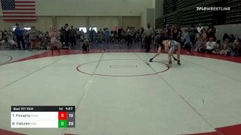 101 lbs Prelims - Tanner Finnerty, NC WAY ES vs Ben Fabuien, Middletown WC ES