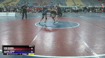 123 lbs Round 1 (16 Team) - Zoe Shariq, Baker University vs Alana Vivas, Menlo College