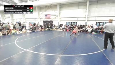 87 lbs Quarterfinals (8 Team) - Carson Montenegro, Idaho 1 vs Devin Frye, Team RJN