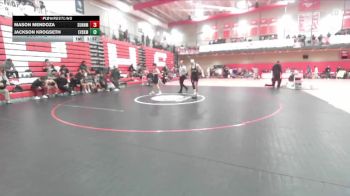 144 lbs Champ. Round 2 - Jackson Krogseth, East Valley (Spokane) vs Mason Mendoza, Sunnyside