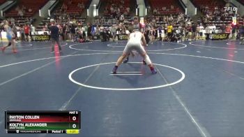 150 lbs Round 1 - Payton Collen, Grayling vs Koltyn Alexander, Unattached