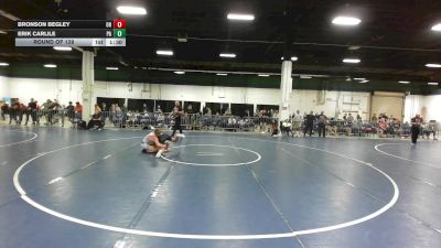 132 lbs Round Of 128 - Bronson Begley, OH vs Erik Carlile, PA