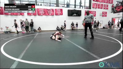 70 lbs Quarterfinal - Knox Wilson, Rough Riders vs Cayson Delgado, Prime Wrestling
