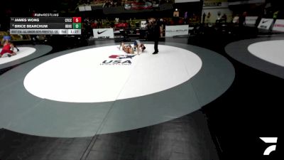 Champ. Round 2 - James Wong, Community Youth Center - Concord Campus Wrestling vs Brice Bearchum, Red Bluff High School Wrestling