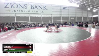 150 lbs Quarterfinal - Isaac Balden, Slam vs Tege Kelley, American Fork