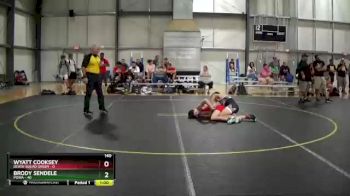 140 lbs Round 2 (6 Team) - Brody Sendele, POWA vs Wyatt Cooksey, Death Squad Green