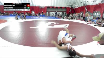 138 lbs Finals (2 Team) - Aspen Tritz, Team Blue vs Parker Zutter, Team Red