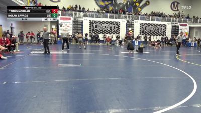 172 lbs R-16 - Titus Norman, Baylor-TN vs Nolan Savage, Line Mountain