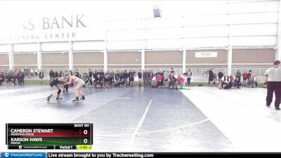 144 lbs Cons. Round 4 - Cameron Stewart, Mountain Ridge vs Karson Haws, Provo