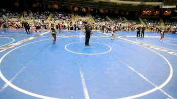 80 lbs Rr Rnd 2 - Fernando Jimeno, Tulsa Blue T Panthers vs Cooper Bright, Smith Wrestling Academy