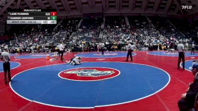 106-1A 3rd Place Match - Lane Fleming, Elbert County vs Xander Ledford, Banks County