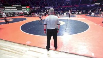 2A 113 lbs Quarterfinal - Daniel Goodwin, Chicago (St. Patrick) vs Dylan McGrew, Normal (Community West)