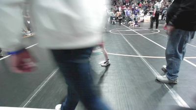 52 lbs Quarterfinal - Noah Morgan, Berryhill Wrestling Club vs Reno Ramos, Team Tulsa Wrestling Club