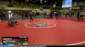 106 lbs Cons. Round 3 - Benito Alvarado, Bullard vs Owen Reyes, Etiwanda Hs