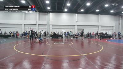 86 lbs Champ. Round 2 - Egore Stolbun, Alabama Takedown Academy vs Fitz Lancaster, Richmond Hill Wrestling Club