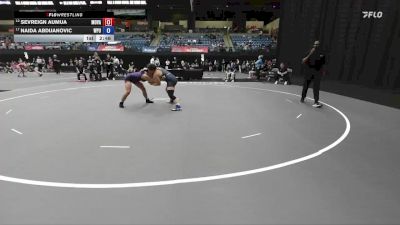 145 lbs Champ. Round 2 - Naida Abdijanovic, William Penn vs Sevreign Aumua, Missouri Valley