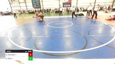 160 lbs Consi Of 32 #1 - Chris Ferranti, NY vs Eric Ellis, SC