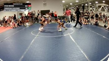 95 lbs Round 5 (6 Team) - Mia Williams, Girls With Grit vs Maliyah Stone, Women Of The Uprising