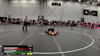 165 lbs Round 6 (8 Team) - Jordan Brown, BC Predators vs Julian Rousseau, South Side WC Blue