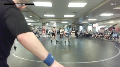 175 lbs Quarterfinal - Eli Womack, Rigby Wrestling Club vs Brice Cuthbert, Lewiston Wrestling Club
