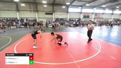 138 lbs Consi Of 4 - Devin Williams, Northern Arizona Grapplers vs Gage Palace, Grindhouse WC