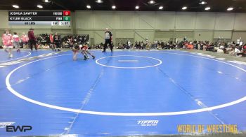60 lbs Semifinal - Joshua Sawyer, Firebird Elite vs Kyler Black, POWA 12U