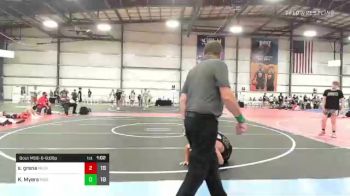 182 lbs Rr Rnd 3 - Sam Grena, Michigan Gold Pitbulls vs Kyle Myers, Ragin Raisins Merlot