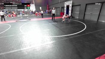 48 lbs Cons. Round 3 - Dekklen Brown, Boscobel Youth Wrestling vs Lincoln Werner, Askren Wrestling Academy