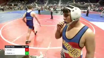 195 lbs Quarterfinal - Josiah Guerra, Wcw vs Gaige Winter, Flathead Valley WC