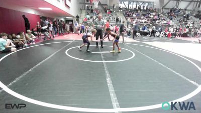 64 lbs Consolation - Messiah Hausler, Raw Wrestling Club vs Rhett Coslow, Coalgate Wildcat Wrestling Club