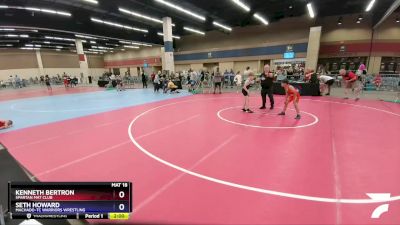 84 lbs Semifinal - Kenneth Bertron, Spartan Mat Club vs Seth Howard, Machado-TC Warriors Wrestling