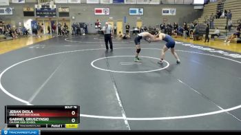 171 lbs Cons. Round 2 - Jeran Diola, Eagle River High School vs GABRIEL GRUSZYNSKI, Chugiak High School