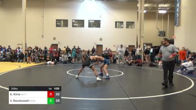 112 lbs Rr Rnd 1 - Kane Kline, Team Nauman K-8 vs Vander Raczkowski, Team Round-Up K-8