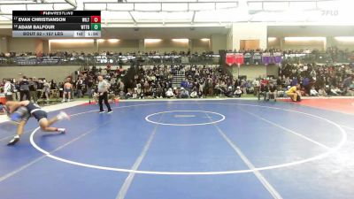 157 lbs Round Of 32 - Evan Christianson, Wilton vs Adam Balfour, Waterford