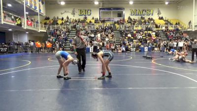 124 lbs Consy 2 - Giana Ruble, Norwin vs Jayli Mackey, Connellsville