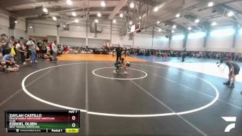 50 lbs Champ. Round 1 - Zaylah Castillo, Gracie Barra Westchase Wrestling Club vs Ezekiel Olsen, Best Trained Wrestling